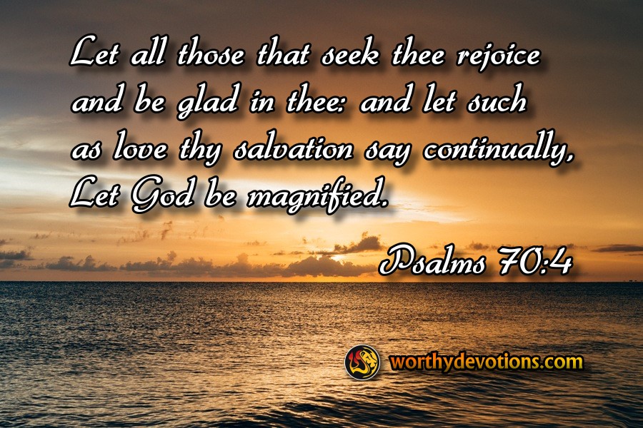 psalm 70 kjv