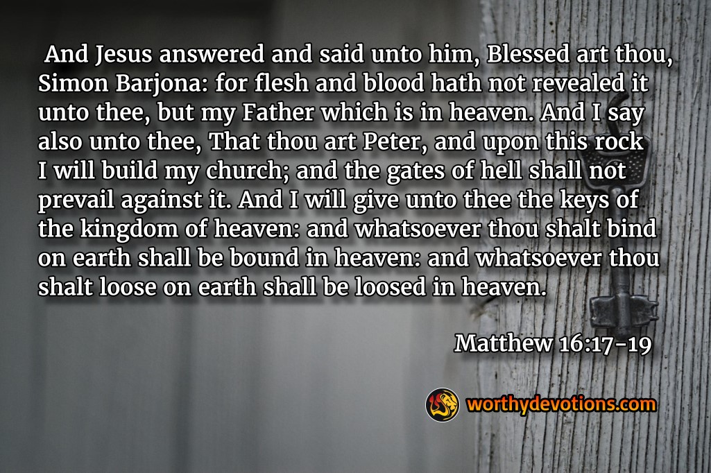 matthew 16 17-19 explained